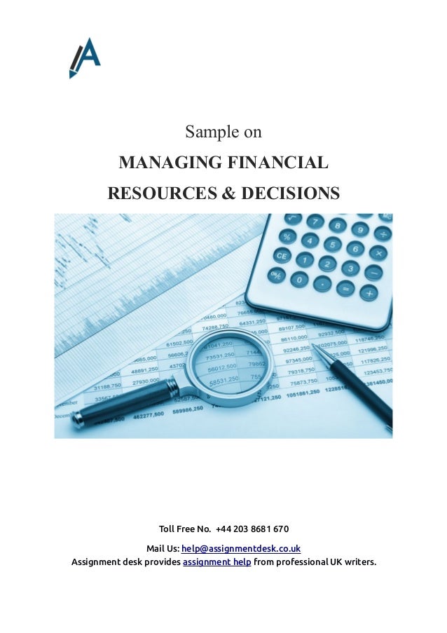 managing financial resource Financial management is an important skill of every small business owner or manager every decision that an owner makes has a financial impact on the company, and he has to make these decisions. managing financial resource Financial management is an important skill of every small business owner or manager every decision that an owner makes has a financial impact on the company, and he has to make these decisions.