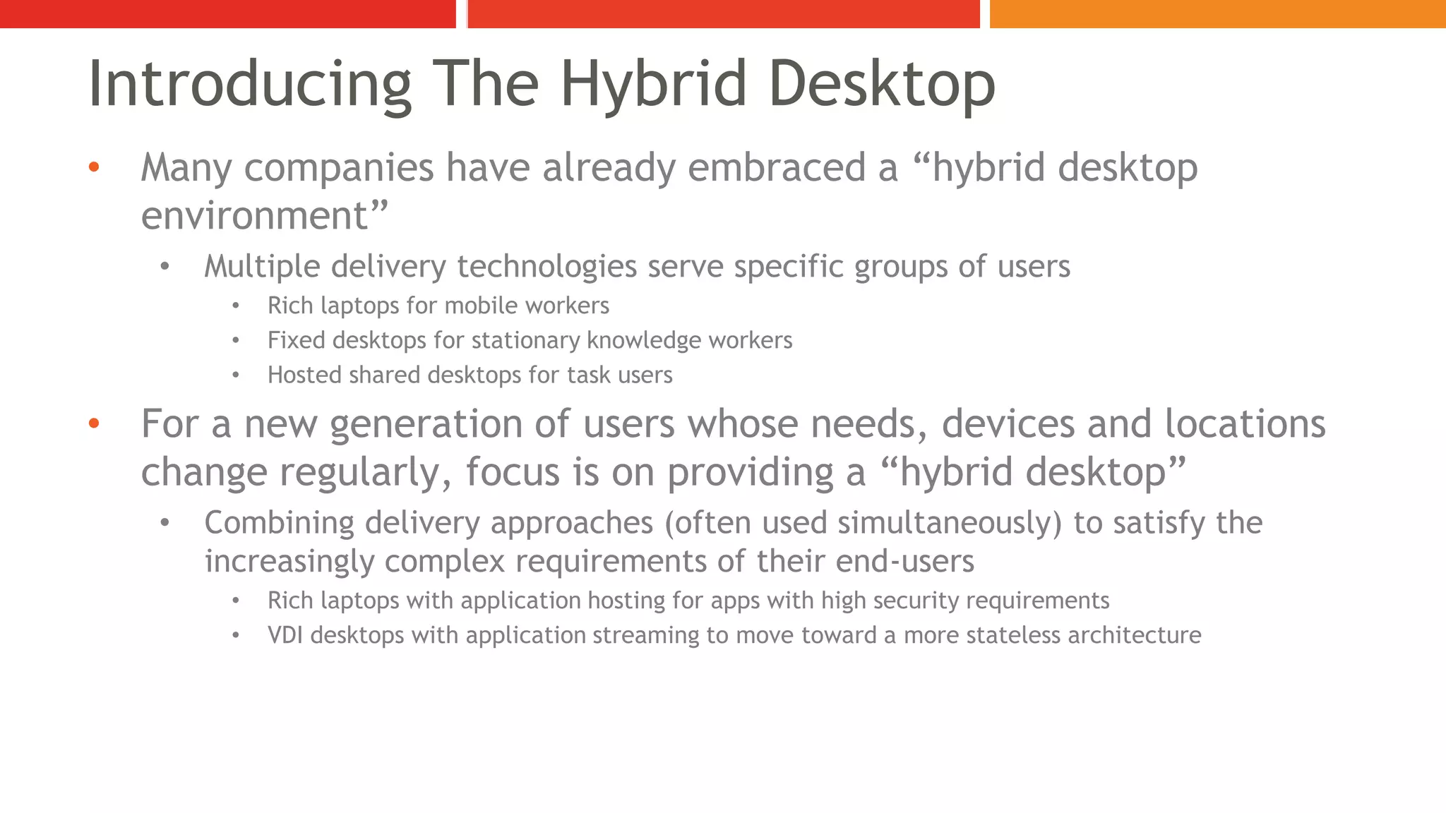 Citrix FlexCast + RES Software