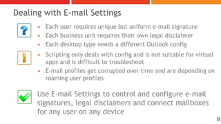 Not all applications can be virtualized (locally or remotely)