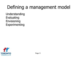Page 9History of management 4 of 4Humanistic perspectiveManagement science perspectiveRecent historical trendsNew management thinking for turbulent times