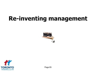 Page 63Managing fears and agile managers 1 of 2Acknowledge and examine the fearsFace you fear; prepare yourself to take actionCome from love-establish a purpose that is greater than the fearStay in the present moment