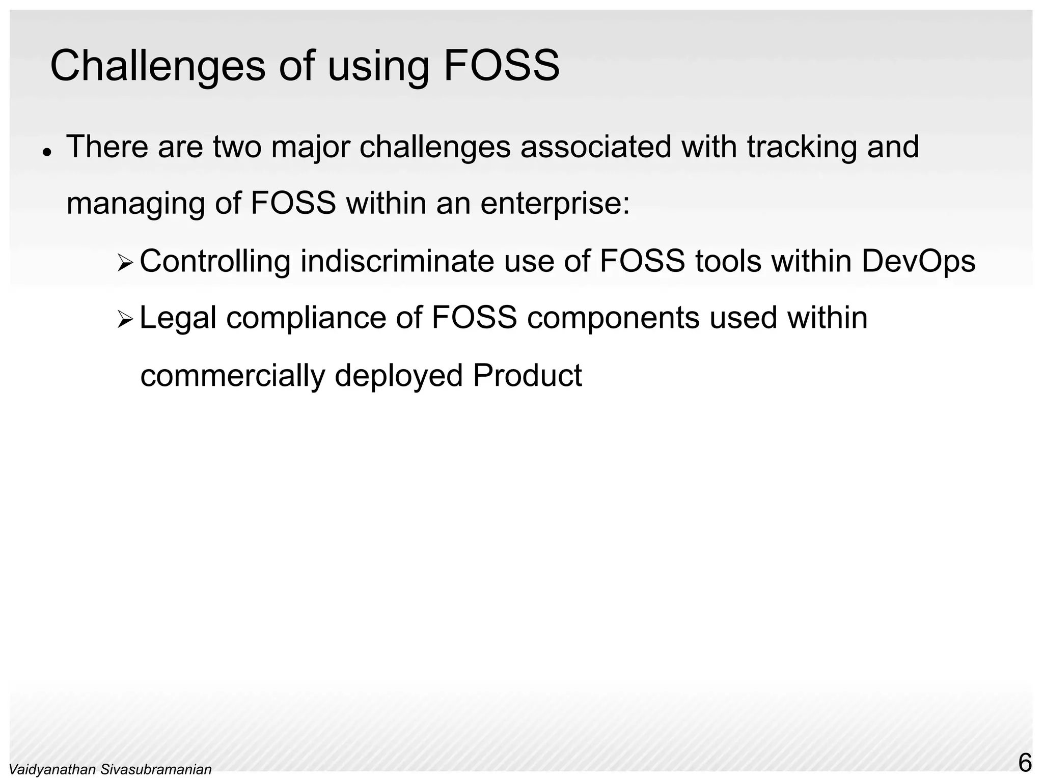 Managing FOSS in DevOps | PDF