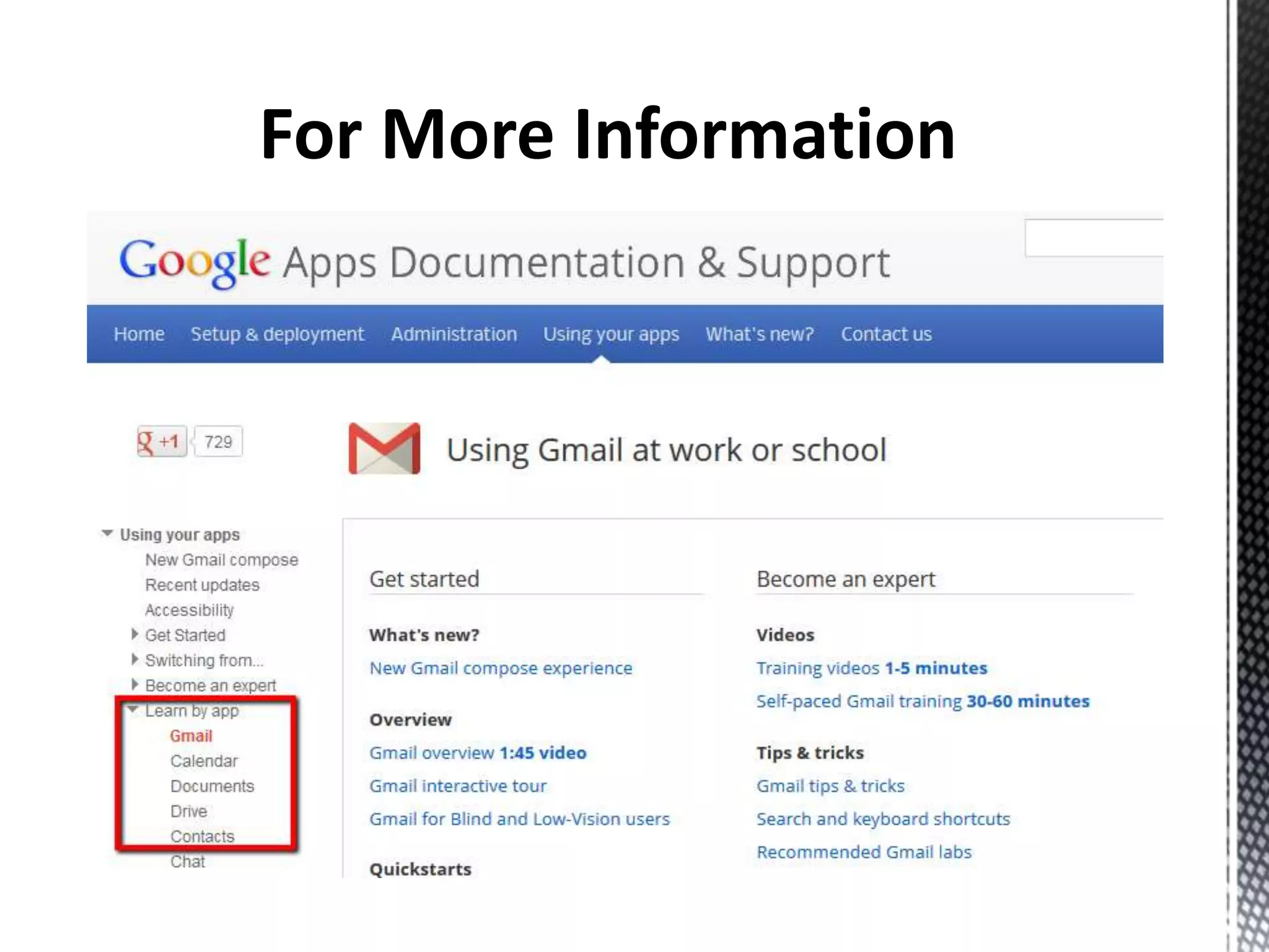 Managing Google Apps