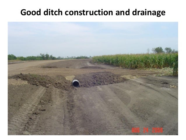 drainage ditches design