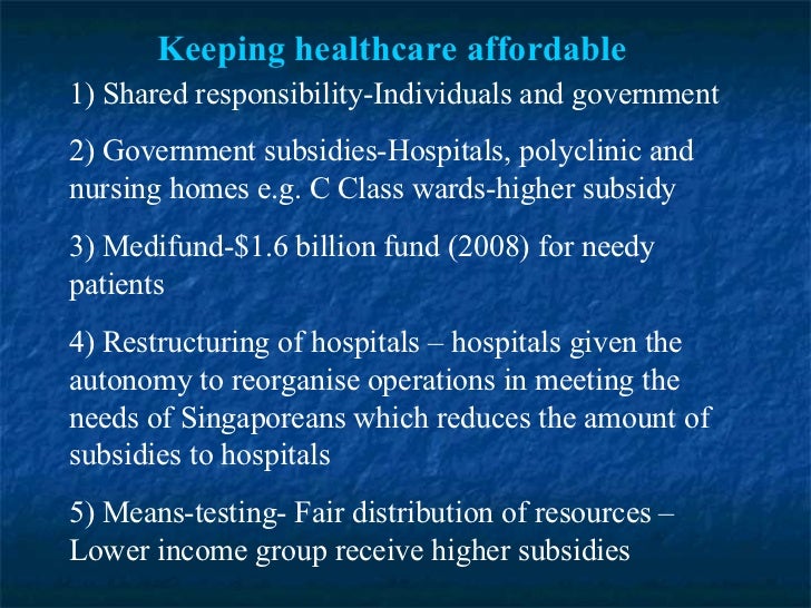 Managing Healthcare In Singapore