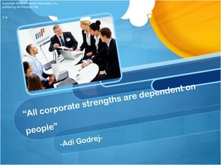 Copyright ©2013 Pearson Education, Inc.
publishing as Prentice Hall


7-4
 