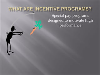 Special pay programs designed to motivate high performance 