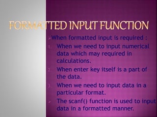 Managing input and output operation in c | PPT