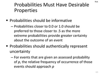Managing in the presence of uncertainty Slide 125