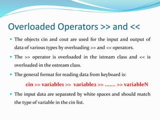 Managing I/O in c++ | PDF