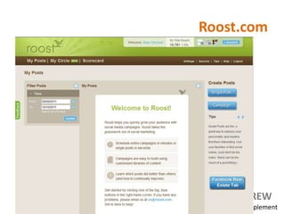 Roost.com




   amyCHOREW
inspire train implement
 