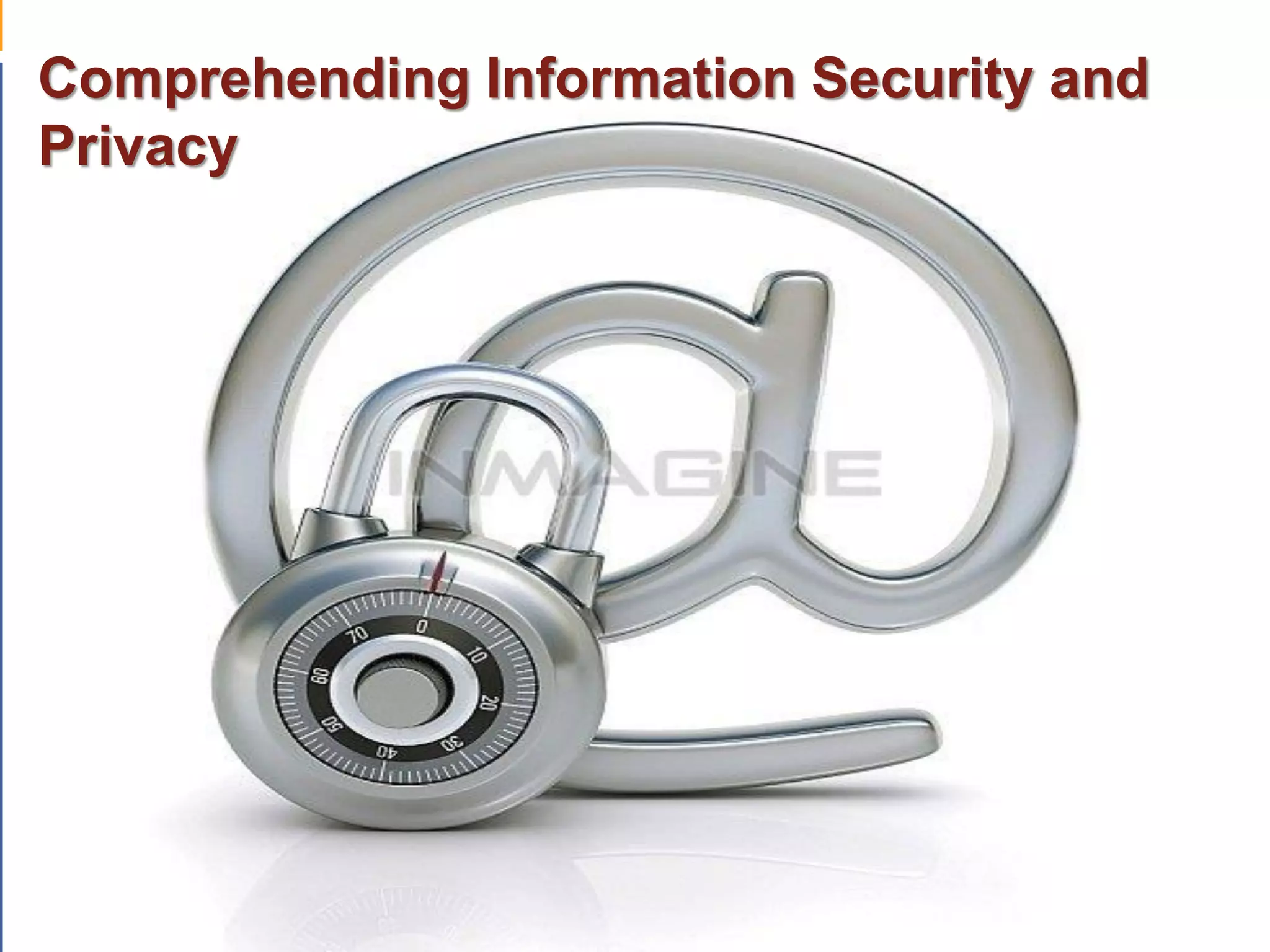 Managing IT Risks in Internet Banking 38
Comprehending Information Security and
Privacy
November 2015
 