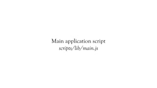 Main application script
  scripts/lib/main.js
 