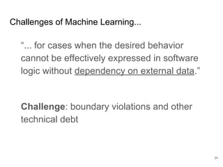 Decouple functional
tests from model
variations.
24
Stuff to do now
Options:
Black-box style: ensure “can’t be wrong”
(“earmark”) input/output pairs. Might lead to
spurious test failures.
Clear-box style: use a mock implementation
of the model that produces expected answers.
 