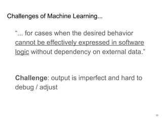 Do we need a
combination of models?
30
Stuff to do
The learning curve implies the model is
overfitting the training set.
Consider training multiple models on random
subsets of the data and combine them at
runtime to decrease the variance while
retaining a low bias. Presuming you can spend
the compute.
 