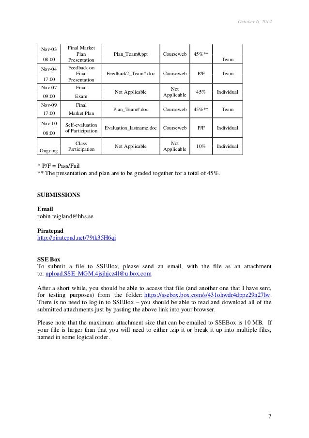 managing marketing processes course description final2
