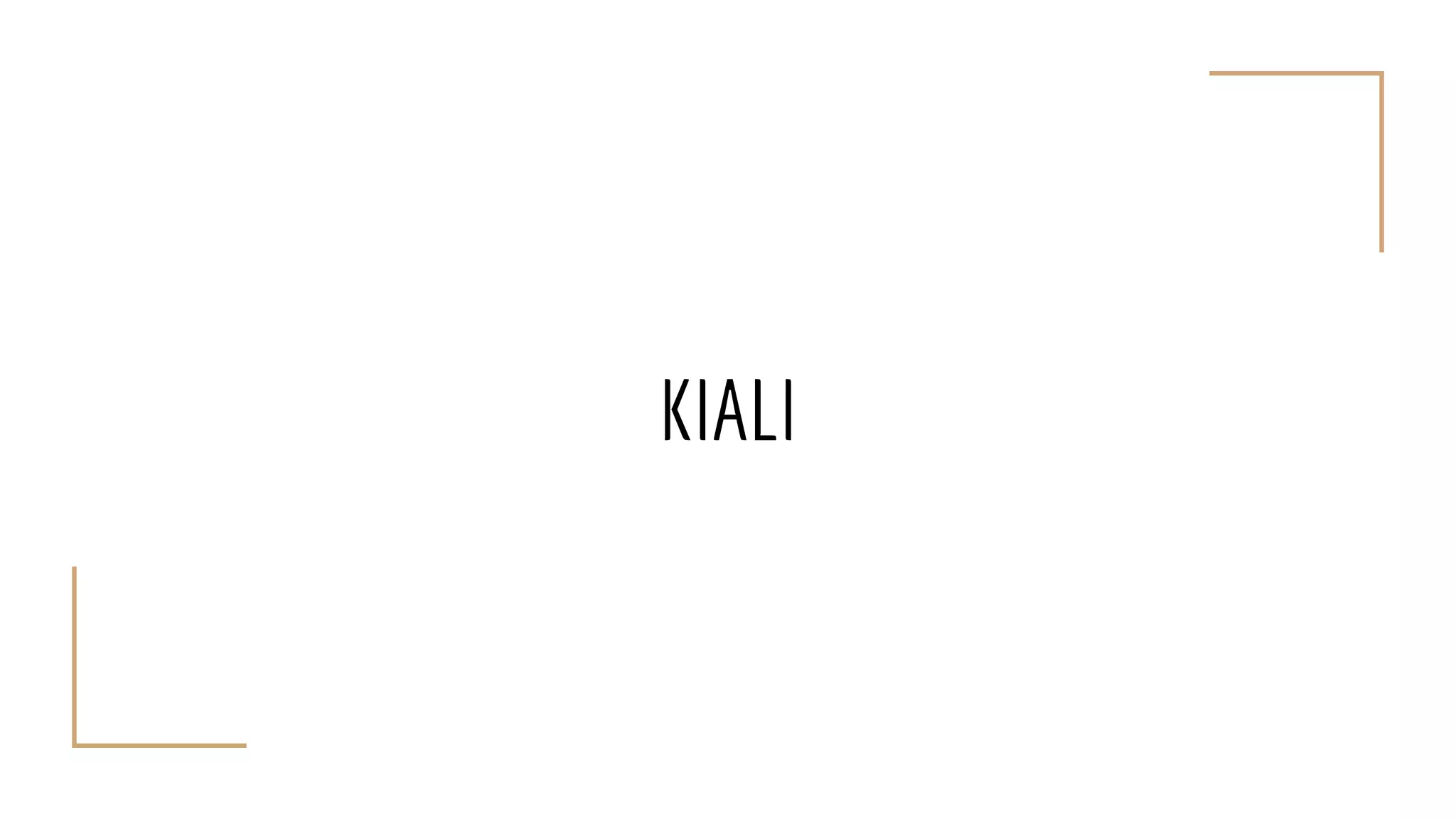 KIALI
 