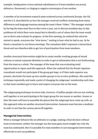 Managing multicultural teams   hbr