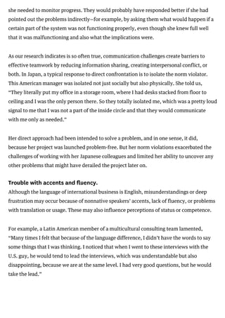 Managing multicultural teams   hbr