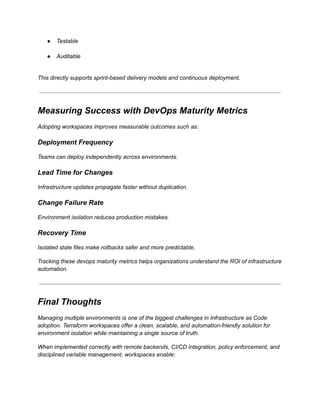 Managing multiple environments with Terraform workspaces.pdf