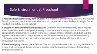 Managing nutrition, health and safety needs of children | PPTX