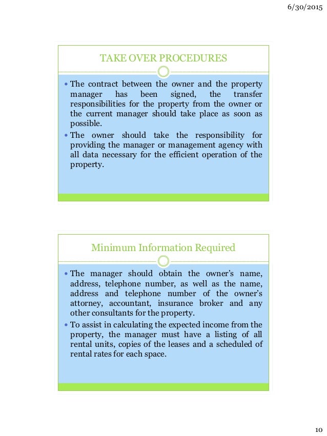 Managing owner relations