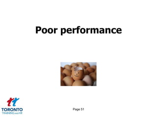 Poor performance




      Page 51
 