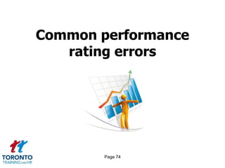 Common performance
   rating errors




        Page 74
 