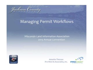 Managing Permit Workflows - Annette Theroux