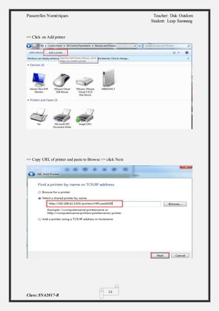 Managing Printer On Linux | DOCX