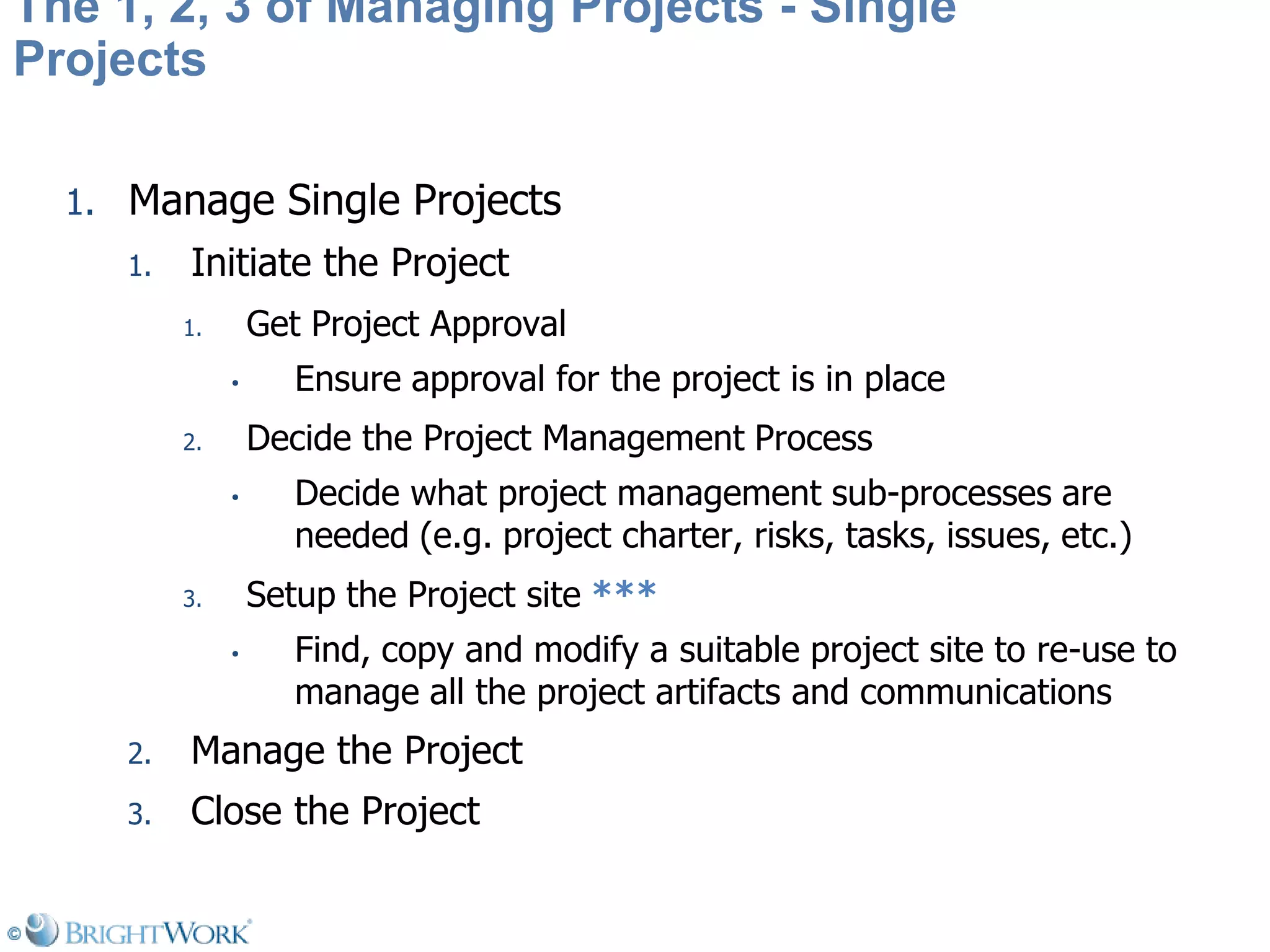Managing Projects On Share Point Is As Simple As 1 2 3