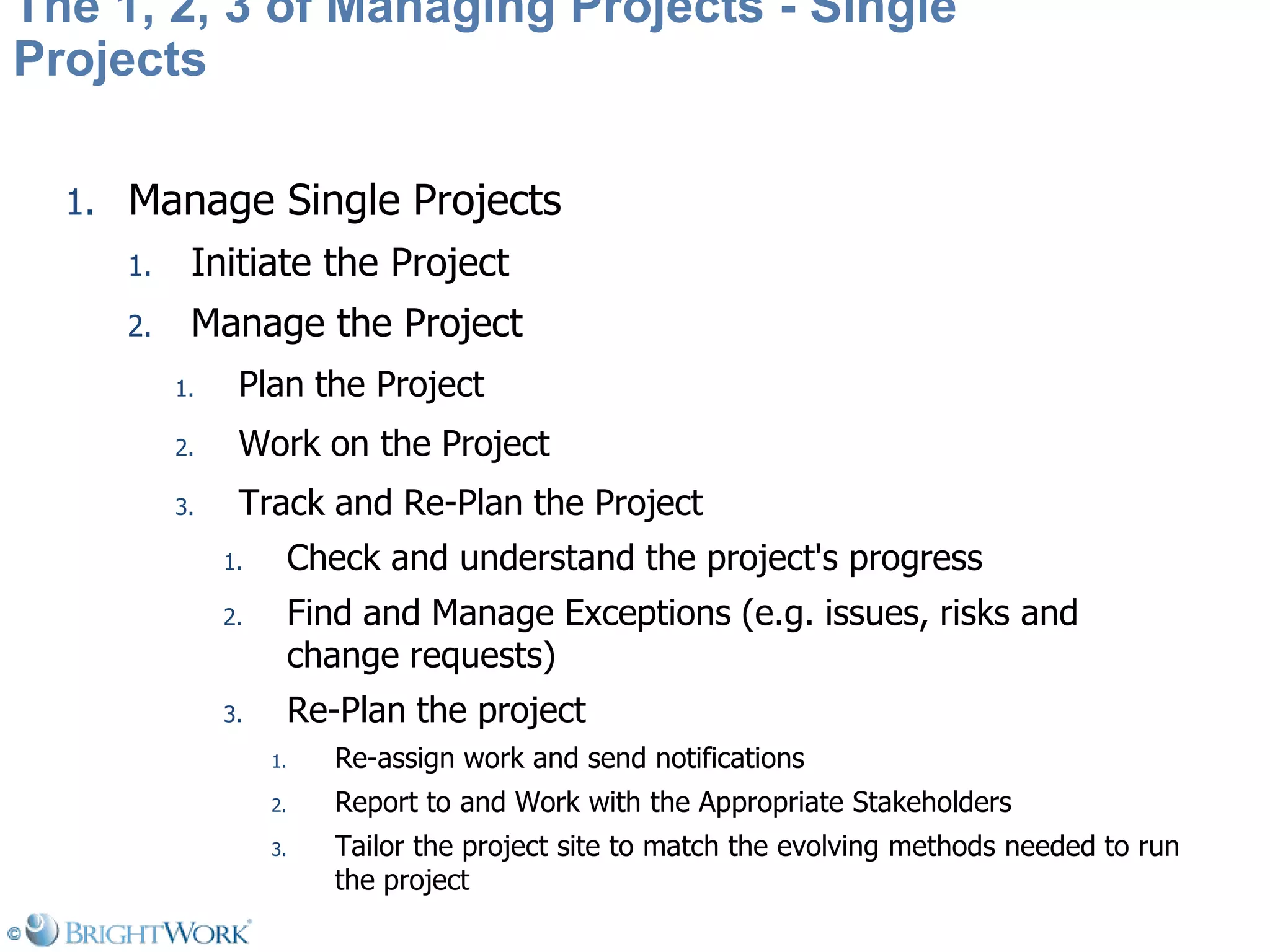 Managing Projects On Share Point Is As Simple As 1 2 3