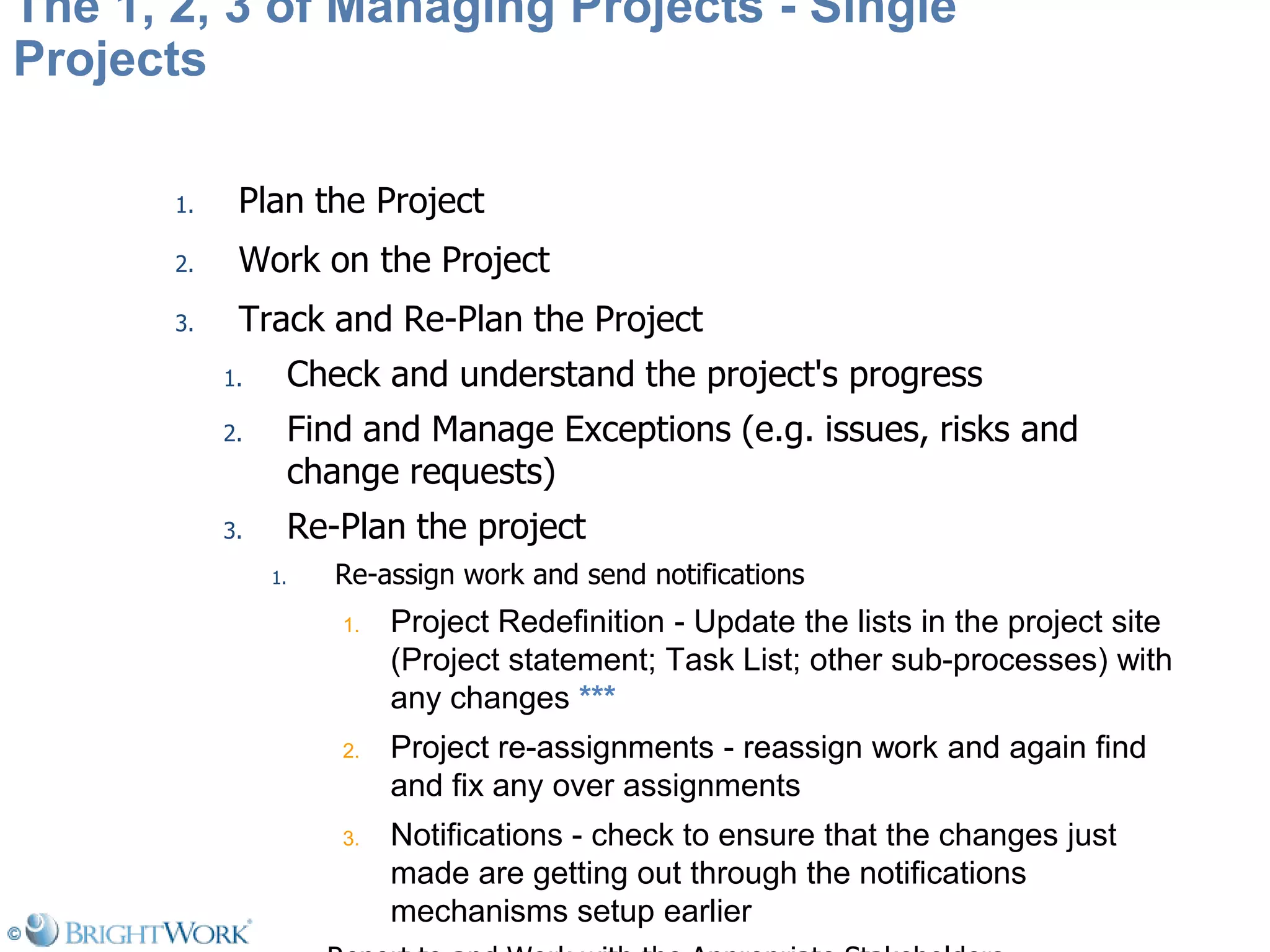 Managing Projects On Share Point Is As Simple As 1 2 3