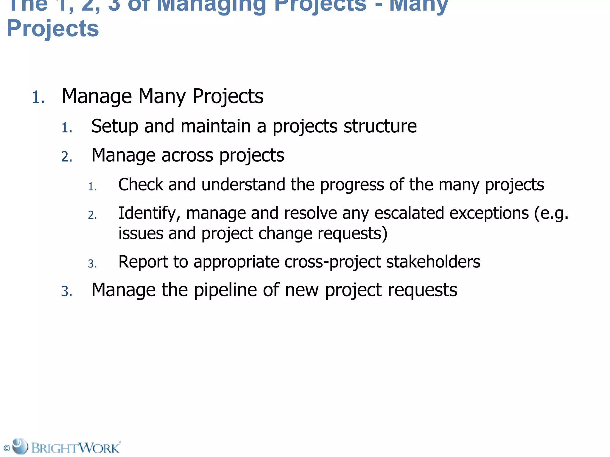 Managing Projects On Share Point Is As Simple As 1 2 3