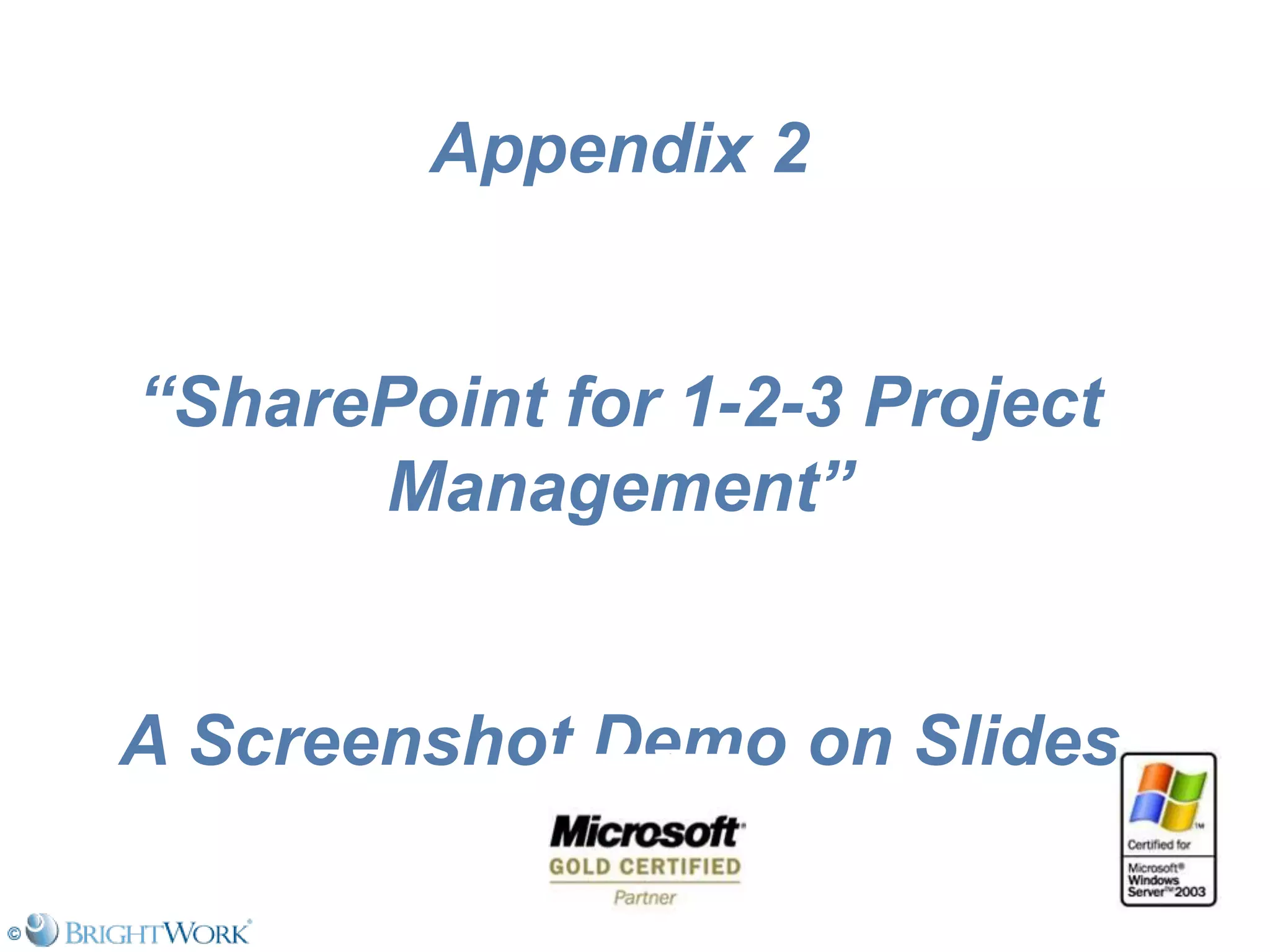 Managing Projects On Share Point Is As Simple As 1 2 3