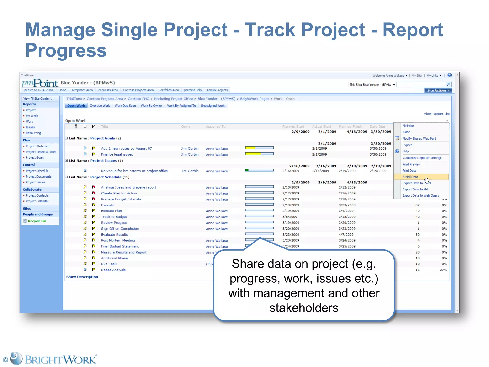 Managing Projects On Share Point Is As Simple As 1 2 3