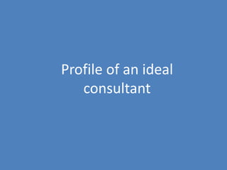 How to manage successfully a Consulting Project