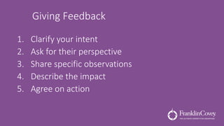 Managing Remote Teams Victoria Roos-Olsson of Franklin Covey. | PPTX