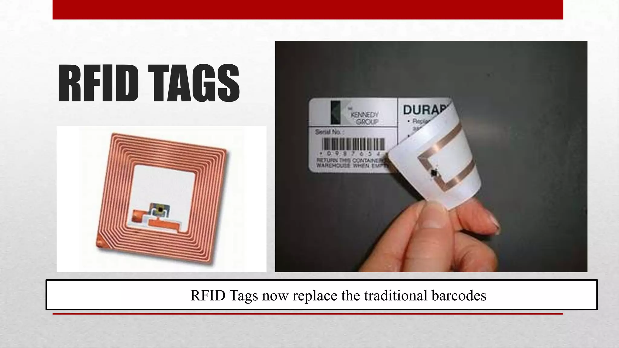 RFID TAGS



      RFID Tags now replace the traditional barcodes
 