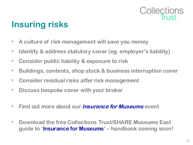 Managing Risk In Your Museum