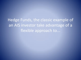 Managing Risk In Alternative Investment Strategies - Hedge Funds