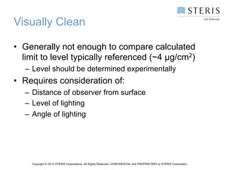 Visually Clean Distance Table Managing risk in cleaning validation | PDF | Pharmaceutical Industry ...