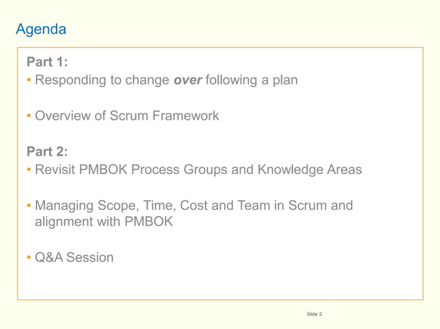 Managing Scope Time Cost And Team In Agile | PDF