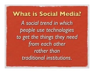 Managing Social Media