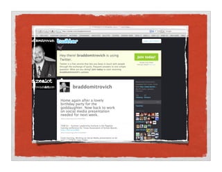 Managing Social Media