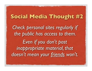 Managing Social Media