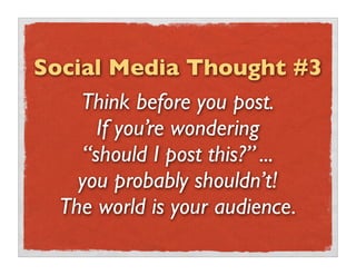 Managing Social Media