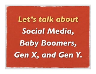 Managing Social Media