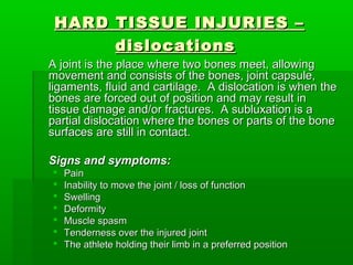 Managing sports injuries | PPT