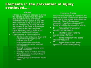 Managing sports injuries | PPT